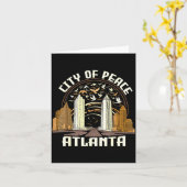 City Of Peace Atlanta Souvenir Men Women Georgia A カード (黄色い花)