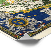 City of Quebec Map ポスター (角)