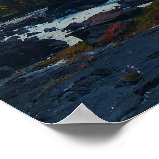 City of Refugeing Big Islandハワイ風光明媚なポスター ポスター (角)