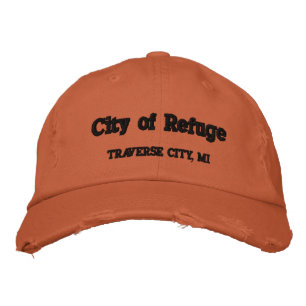 CIty of Revenge Traverse City, MI 刺繍入りキャップ