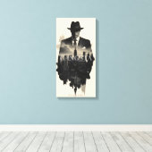 City of Shadows キャンバスプリント (インサイチュ (ウッドフロア))