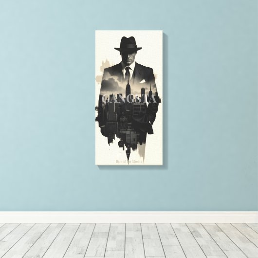 City of Shadows キャンバスプリント (インサイチュ (ウッドフロア))