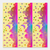 City of Stars at Sunrise 8 inch Wallpaper Border 壁紙 (正面)