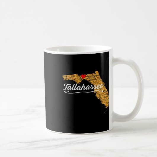 City Of Tallahee Florida Vacation Souvenir Graphic コーヒーマグカップ (右)