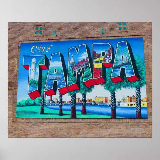 City of Tampa,Florida ポスター (正面)