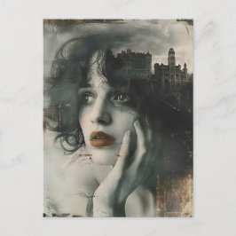 City on my Mind Woman ポストカード