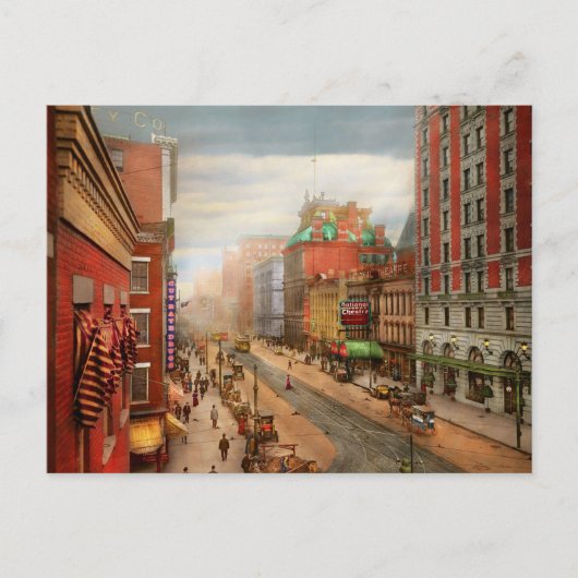 City - Rochester NY - National Theater 1908 ポストカード (正面)