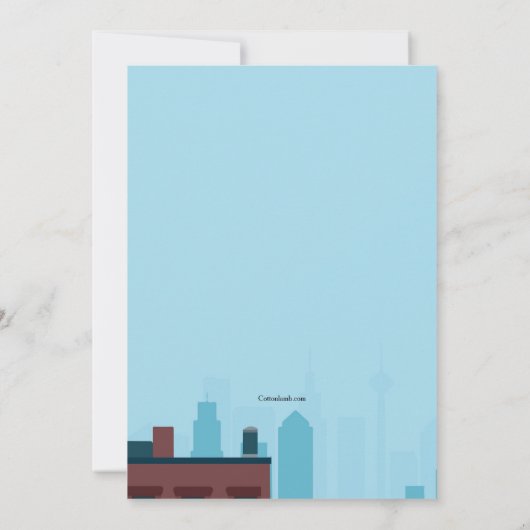 City Rooftop Party 招待状 (裏面)