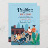 City Rooftop Party 招待状 (正面/裏面)