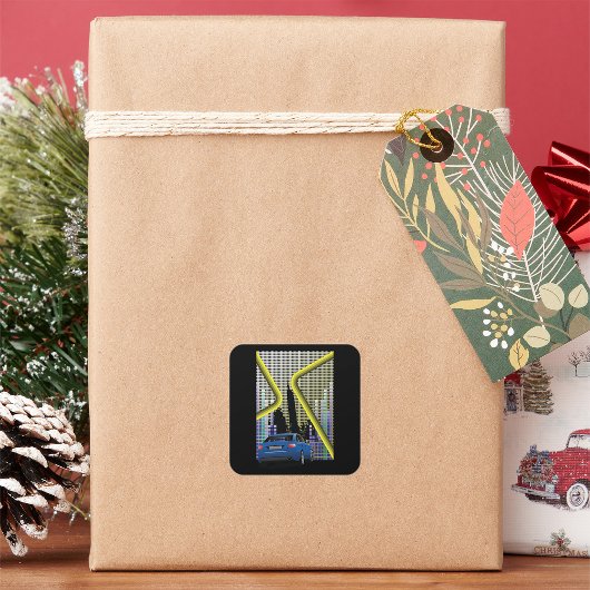 City Scene Stickers スクエアシール