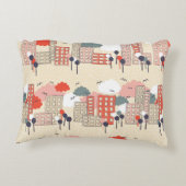 City seamless pattern アクセントクッション (裏面)