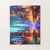 City Skyline Art 3写真パズルSkyline Internet ジグソーパズル (縦)