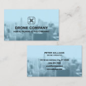 City skyline logo drone 名刺 (正面/裏面)