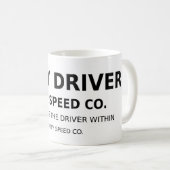 City Speed Co. Mug – Unlocking the Driver Within コーヒーマグカップ (正面右)