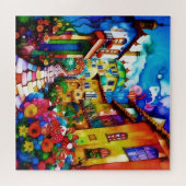 City Street Puzzle ジグソーパズル (横)