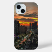City Sunset Skyline Phone Case for iPhone Case-Mate iPhoneケース (裏面)