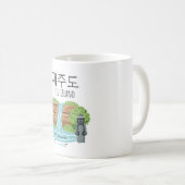 City Tour : Jeju Island - Trip to Jeju コーヒーマグカップ (正面右)