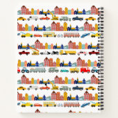 City Transportation Vehicles Kids Sketchbook ノートブック (裏面)
