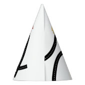 City Transportation Vehicles Truck Second Birthday パーティーハット (裏面)