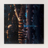 City view at night ジグソーパズル (横)