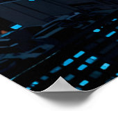 City view at night ポスター (角)