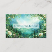 City White Rose Floral and Sunny Mountain Valley 名刺 (正面)