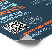 City Windows, Window Cleaner，クリーニングサービス ポスター (角)