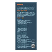 City Windows, Window Cleaning Service価格表 ラックカード (裏面)