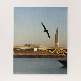 City with a Birdパズル ジグソーパズル