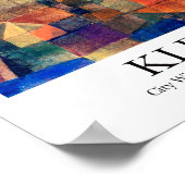 City With the Three Domes by Paul Klee ポスター (角)