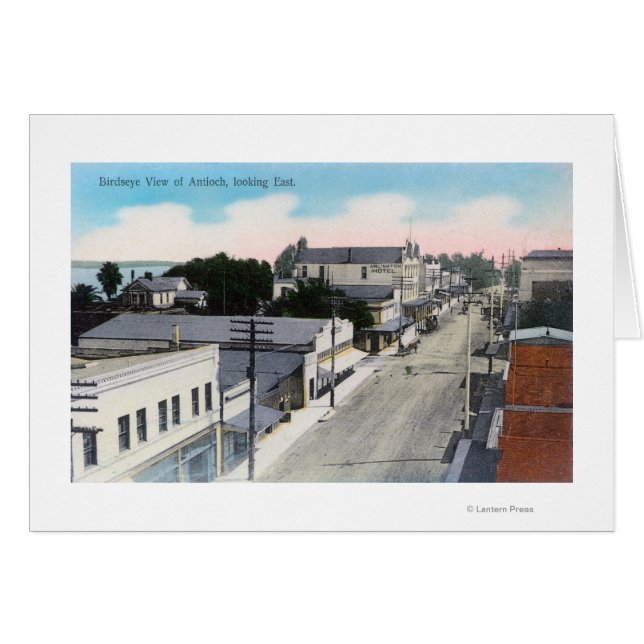 CityAntioch，カリフォルニア州の空中表示 (正面横)