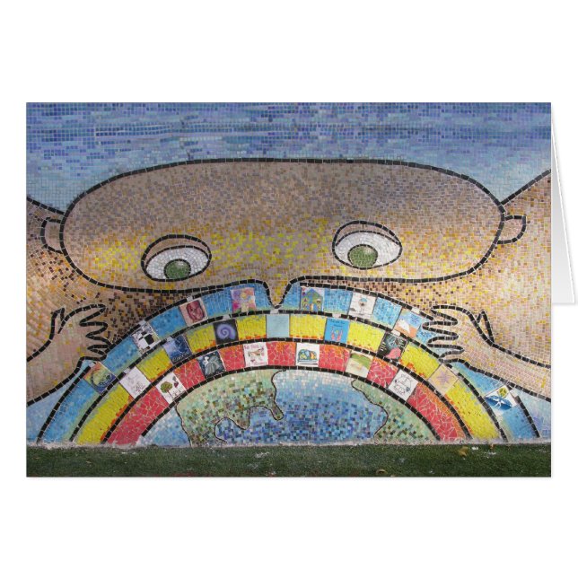 CITYartsハーレムの平和壁カード (正面横)