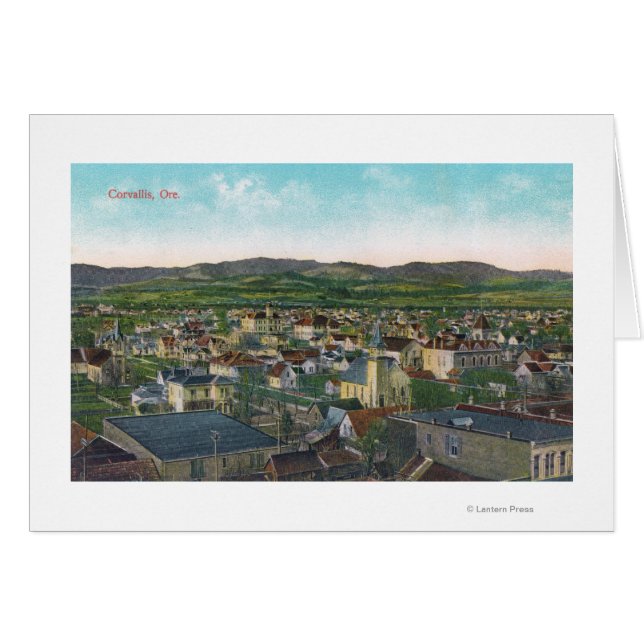 CityCorvallisの空中表示 (正面横)