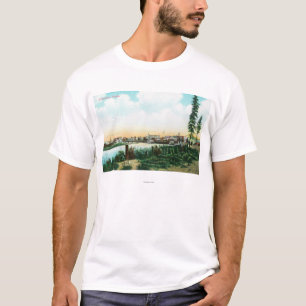 CityFairbanks、AKの眺め Tシャツ