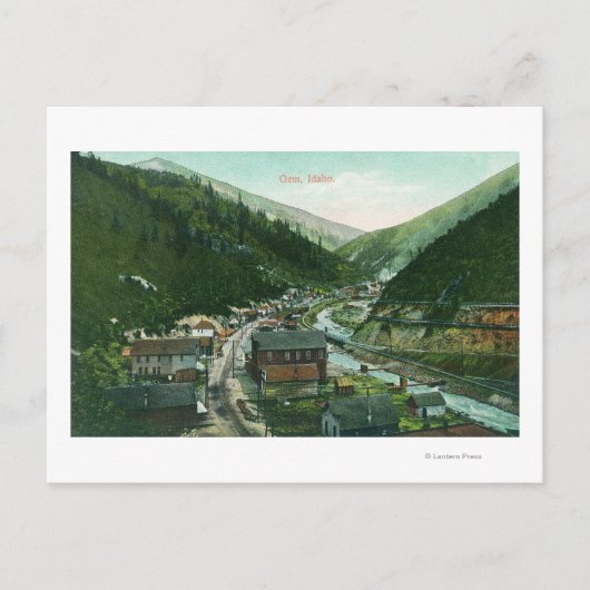 CityGemの上空表示、ID ポストカード (正面)