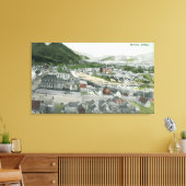 CityMullanの空中表示， ID キャンバスプリント (インサイチュ (リビング))