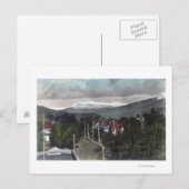 CitySantaポーラ、カリフォルニアからの山Topoの眺め シーズンポストカード (正面/裏面)