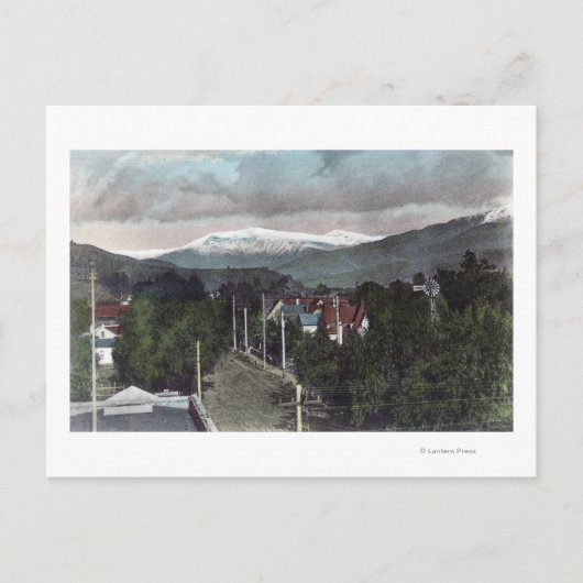 CitySantaポーラ、カリフォルニアからの山Topoの眺め シーズンポストカード (正面)