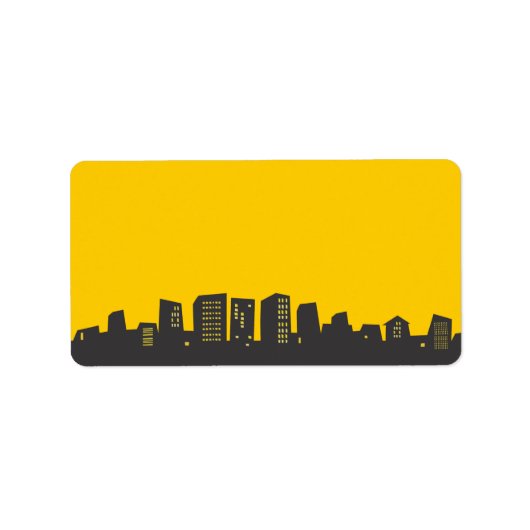 CITYSCAPEバーバルミツワーDo-it-yourselfラベル ラベル (正面)