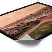 Cityscapeビュー、フィレンツェ、イタリア ポスター (角)