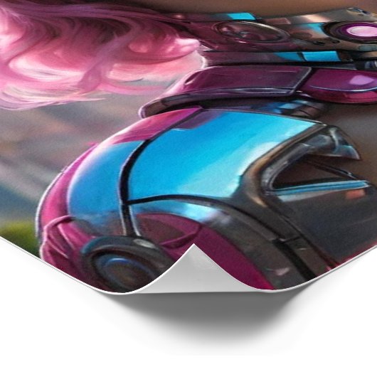 Cityscape背景 ポスター (角)