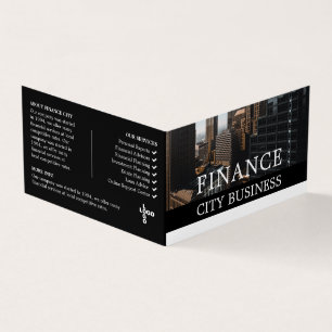 Cityscape、会社のロゴ/写真、Business & Finance 名刺