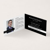 Cityscape、会社のロゴ/写真、Business & Finance 名刺 (内部)