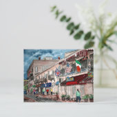 Cityscape architecture歴史的な芸術サバンナ… ポストカード (スタンド正面)