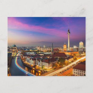 Cityscape Berlin，ドイツ ポストカード