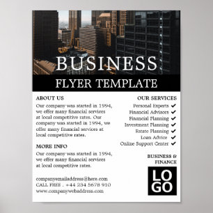 Cityscape, Business & Finance広告's ポスター