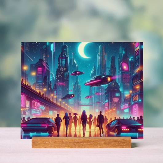 Cityscape: Depeche Mode's Never Let Me Again アクリルサイン (ニュートラル)