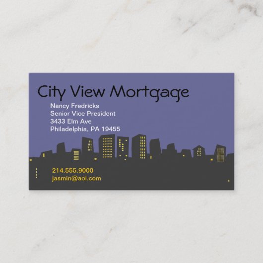 CITYSCAPE SKYLINE名刺 名刺 (正面)