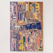 Cityscape with a 通り, Florence, Italy ジグソーパズル (縦)