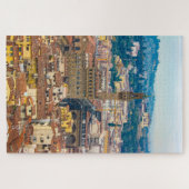 Cityscape with Palazzo Vecchio, Florence, Italy ジグソーパズル (横)